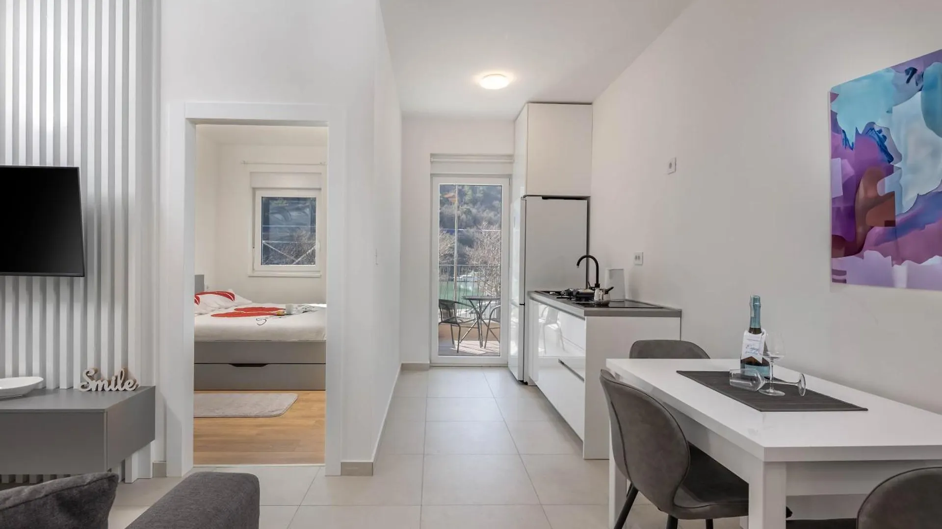 Seafront Villa Andrijana - Happy Rentals Plomin Apartment